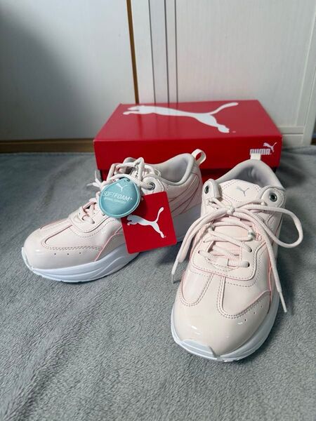 PUMA SOFTFOAM レディース スニーカー ピンク 24.5cm 未使用