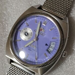 【希少美品動作品】オリエント ORIENT デイデイト裏スケ 自動巻 腕時計 デイデイト 稼働品