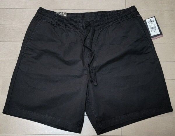 新品未使用 VANS バンズ RANGE SHORT 18 ショーツ ハーフパンツ 黒 L