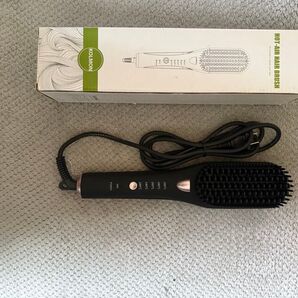 ホットヘアブラシ ブラック