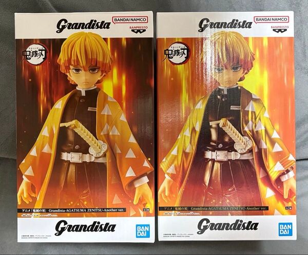 ナムコ限定 Grandista 鬼滅の刃 Another ver. 我妻善逸 A 通常 B メタリック 2点セット