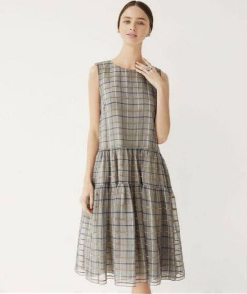 FOXEY Dress Fragrant ワンピース グレー 42