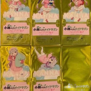 映画 小林さんちのメイドラゴン さみしがりやの竜 入場者特典 第4弾 カンナのクリアスタンドコレクション 全5種 フルコンプリート