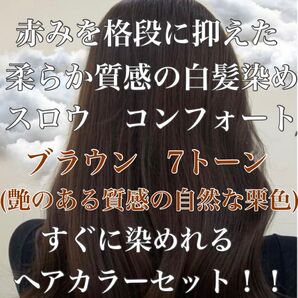 ヘアカラー スロウカラー 外国人風 白髪染め コンフォート 暗め ベージュ