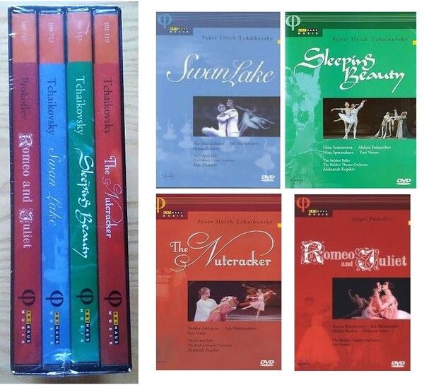 ボリショイバレエ 4作品 DVD 白鳥の湖 くるみ割り人形 他