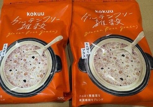 【新品未開封】KOKUU グルテンフリー雑穀 300g×2袋セット kokuu たんぱくプラス