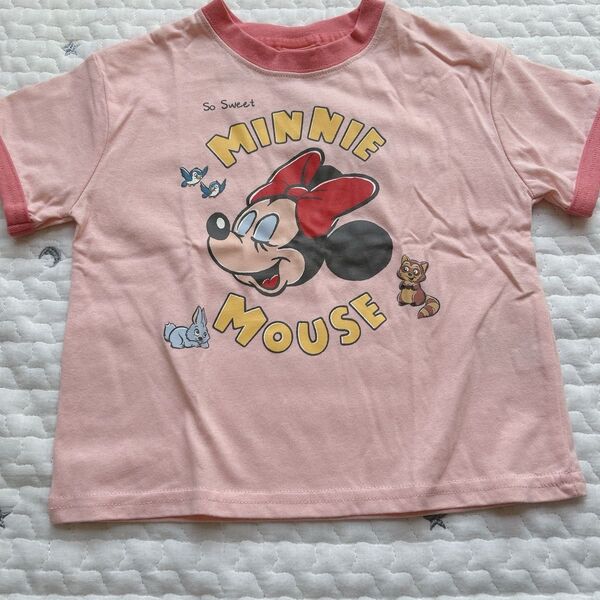 ..残りミニーのみ!..ディズニー 半袖Tシャツ 90cm