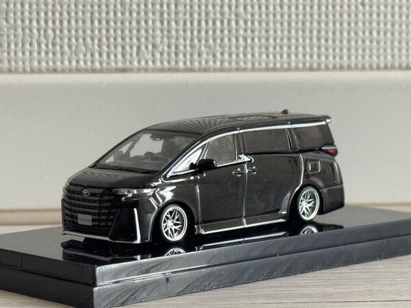 1/64 ヴェルファイア40系 ブラック cvxカスタム ローダウンエアサス 20インチ 仕様