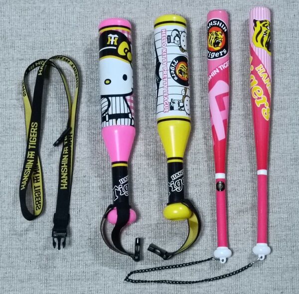 阪神タイガース キティ 2012 メガホン TIGERS メガホン用 ネックホルダー ストラップ 応援バット