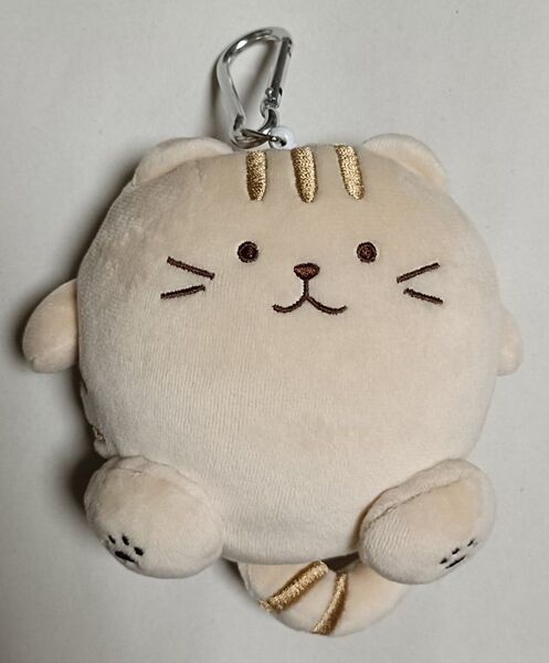 Fuku Fuku Nyanko ふくふくにゃんこ もっちりシリーズ チャチャ丸 リール付き ぬいぐるみ パスケース