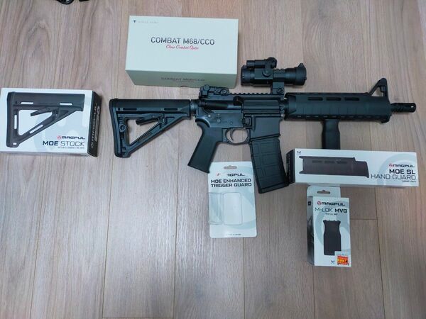 マルイ MWS CQB-R MAGPULカスタム ガスガンAimpoint 東京マルイ カスタム