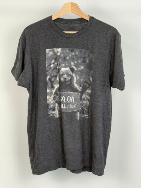 USA輸入品☆アメリカ古着プリントTシャツ☆商品番号A9☆クマのプリント Tシャツ 半袖Tシャツ 古着 ビンテージ