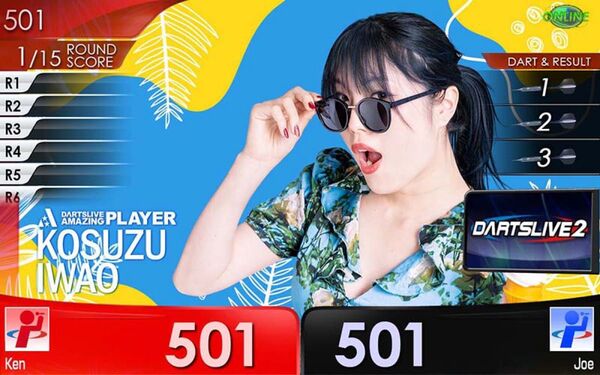 ダーツライブテーマ いわお小鈴 こっすー ダーツハイブ