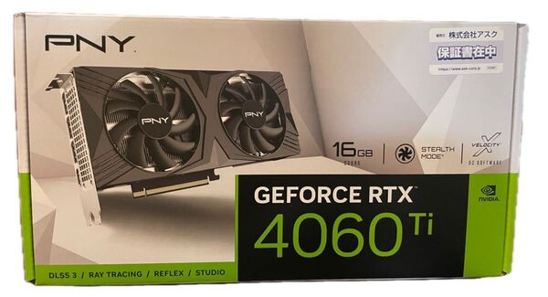 新品未開封 グラフィックカード RTX 4060 Ti 16GB PNY GeForce