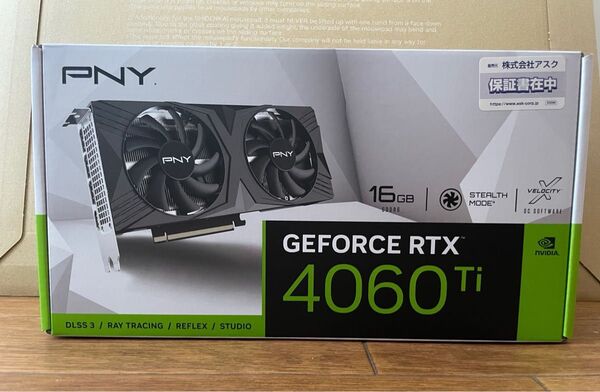 新品未開封 グラフィックカード RTX 4060 Ti 16GB PNY GeForce