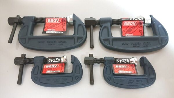 LOBSTER ロブスター B型シャコ万力 50mm 2個/25mm 2個 合計4個セット ロブテックス社 未使用新品