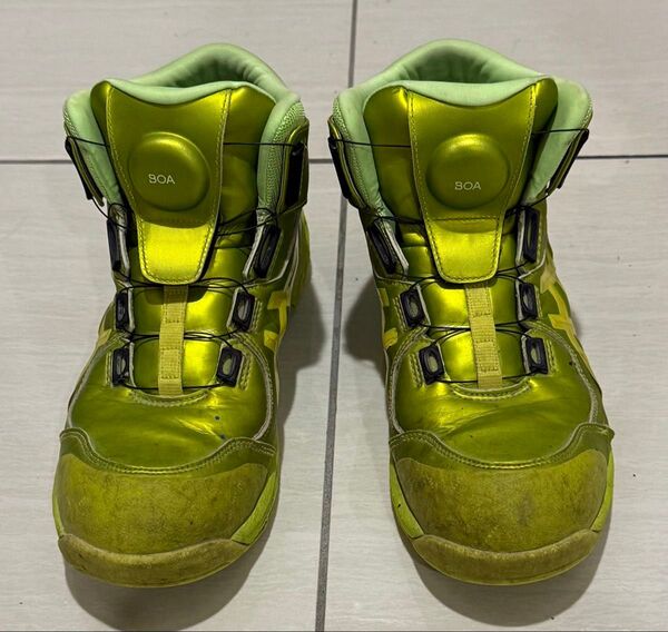 アシックス ウインジョブ asics WINJOB CP304 BOA 限定 カクタイ ネオン ライム グリーン 27cm 安全靴