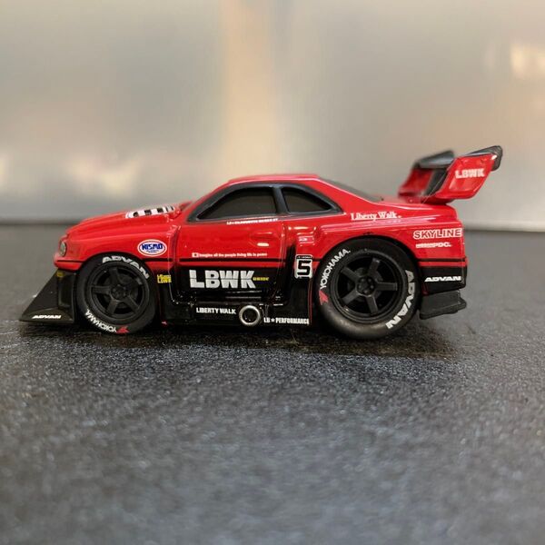 883 リバティウォーク LBWK スカイライン R34 GTR 1/64スケール ダイキャスト ミニカー