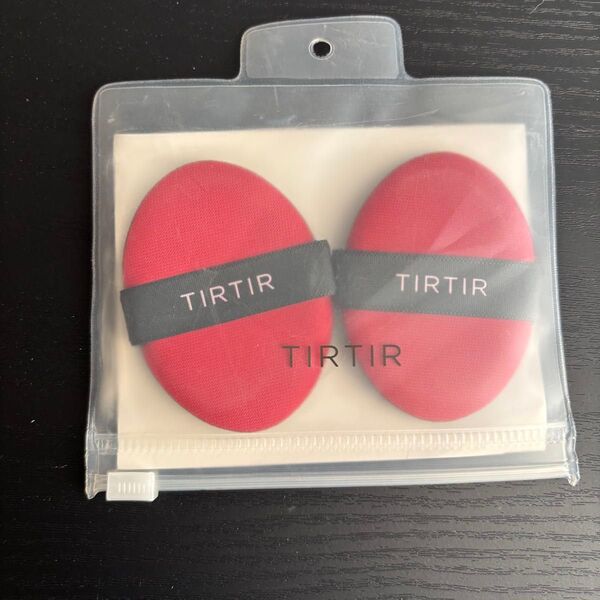 TIRTIR ソフトシェルクッションパフ レッド 2個入り