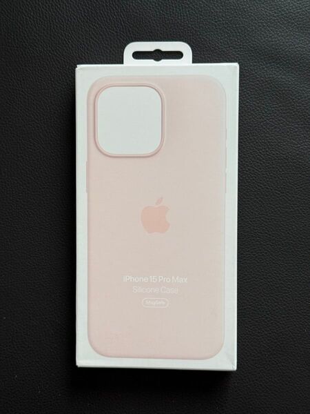未使用 Apple アップル 純正 iPhone 15 Pro Max シリコンケース・ライトピンク 開封済
