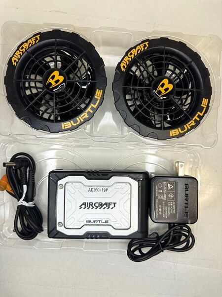 19V バートル エアークラフト 空調服 KYOCERA バッテリー ファンユニット