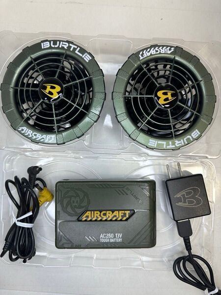 13v 空調服 バートル エアークラフト バッテリー ファン セット