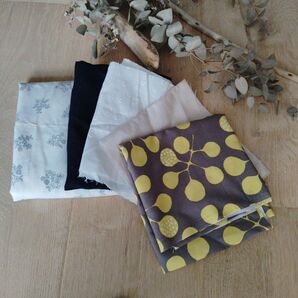 【現品限り】はぎれセット /5種類セット/おまとめ /生地/布 はぎれ