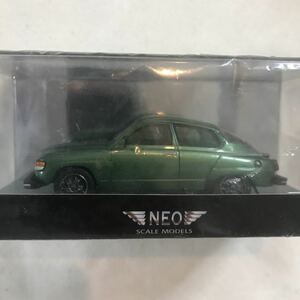 サーブ　SAAB96GL 1/43 NEO スウェーデン車　スカニア　NEVS