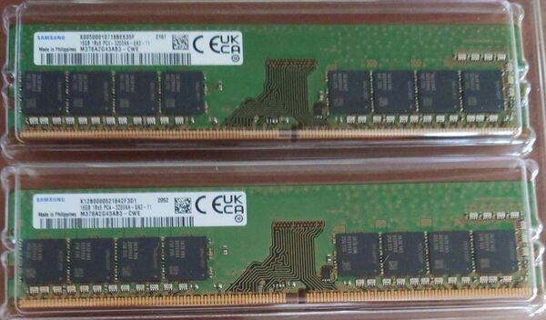 SAMSUNG DDR4 3200MHz 32GB (16GB×2枚)