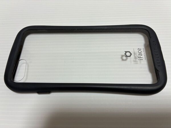 iFace アイフェイス iPhone7/8 SE2/3 ケース クリア(ブラック) USED