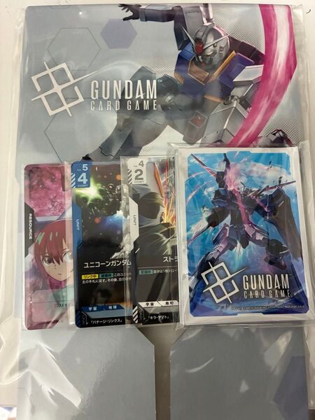 ガンダムカードゲーム スタートデッキ ブースター リリースイベント プロモカード スリーブ BOX リソース マチュ&ジークアクス