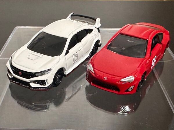 トミカ MF ゴースト トヨタ 86 ホンダ シビック タイプR 2台 セット