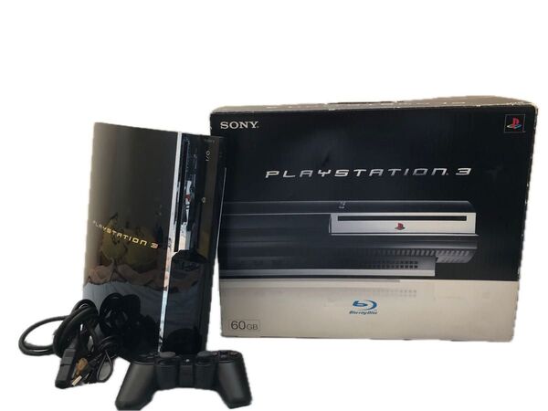 PS3 PlayStation3 SONY CECHA00 60GB プレステ3 ソニー ブラック 箱セット ジャンク