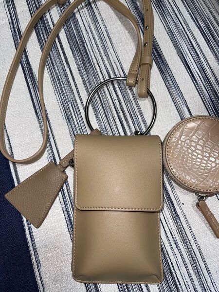 ショルダーバッグ ポシェット レザー バッグ LOEWE ハンドバッグ 本革 ミニ 斜め掛け スマホポーチ ノーブランド