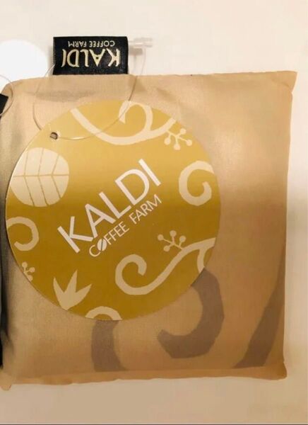 カルディ エコバッグ To be Happy ベージュ KALDI カルディコーヒー