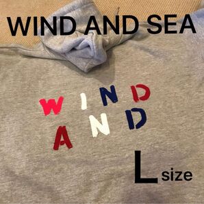 WIND AND SEA ウィンダンシー パーカー フーディー Lサイズ タグあり