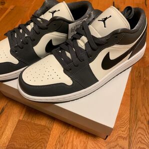 NIKE AIR JORDAN 1 LOW "White/Black/Dark Grey"