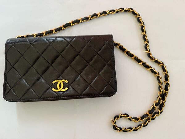 CHANEL シャネル マトラッセ チェーンショルダーバッグ ブラック