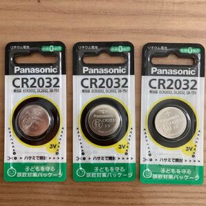 Panasonic CR2032 リチウム電池 3個セット