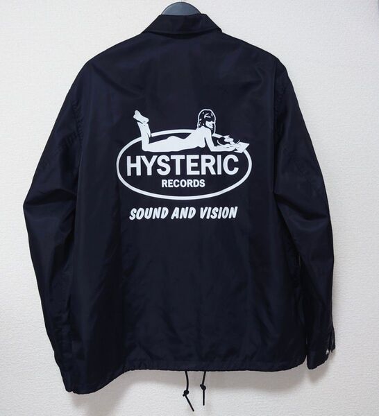 美品 HYSTERIC GLAMOUR ヒステリックグラマー 24aw HYSTERIC RECORDS コーチジャケット M