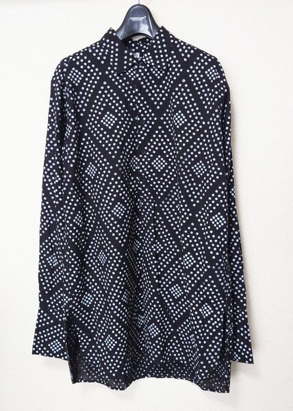 新品seeall シーオール 24ss pullover Classic shirts カディコットン ドット プルオーバーシャツ