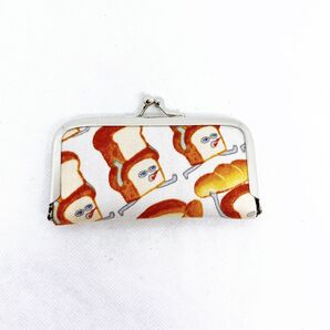 SALE*パンどろぼう/総柄* 大きめ がま口 印鑑ケース/ コインケース