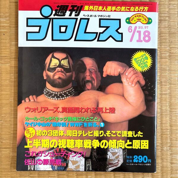 週刊プロレス 1989年6/18号 No.97