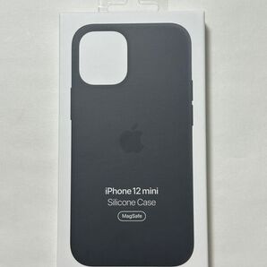 Apple純正iPhone 12 mini シリコンケース 新品 ブラック