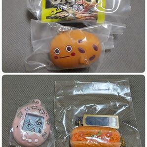 たまごっち シャカシャカチャームコレクション うちの学校の購買パンマスコット2 フジパン オーマイ ミニチュアチャーム ガチャ