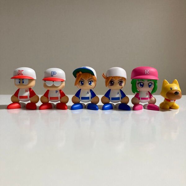 【美品】パワプロくん ならぶんです。第一弾 ガチャ 全6種 フルコンプセット おまけ付き