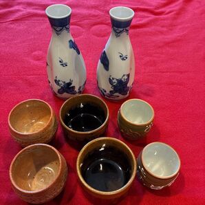 酒器セット 徳利2本 お猪口6個