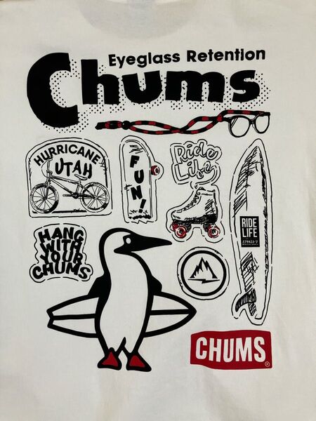 美品 チャムス 半袖Tシャツ