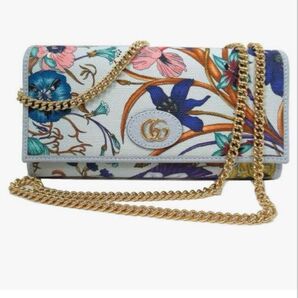 GUCCI フローラルプリント 長財布 シリアルNo.付き