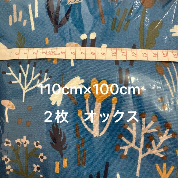 オックス生地 2枚 110cm×100cm